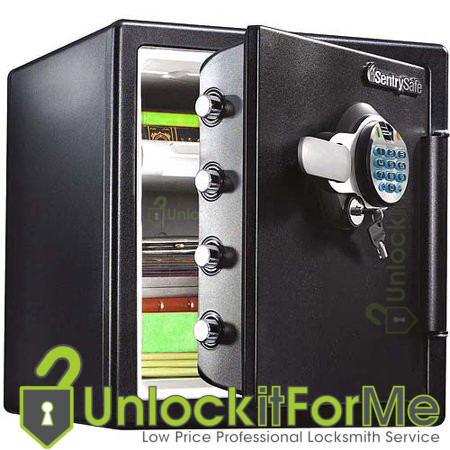 sentry safe open lock