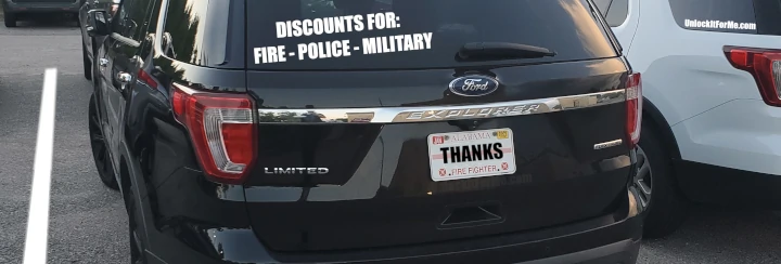 Discount Locksmith Service Police Fire EMS Military % off 