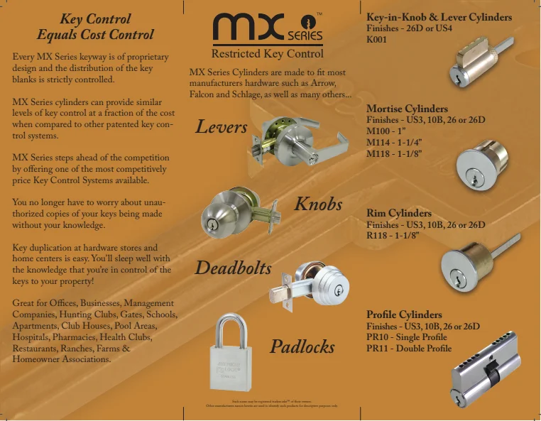 High Security Locks & Restricted Keys High Security Locks & Restricted Keys